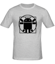 Мужская футболка Андроид давинчи фото