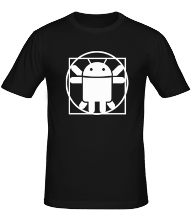 Мужская футболка Андроид давинчи