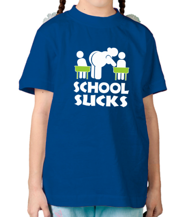 Детская футболка Shool sucks