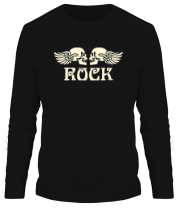 Мужская футболка длинный рукав Rock (Рок) фото