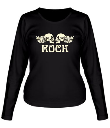 Женская футболка длинный рукав Rock (Рок)