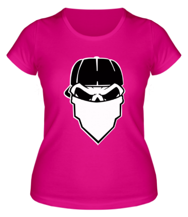 Женская футболка Череп в маске