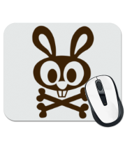 Коврик для мыши Кролик - пиратский флаг фото