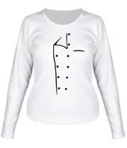 Женская футболка длинный рукав Медицинский халат фото