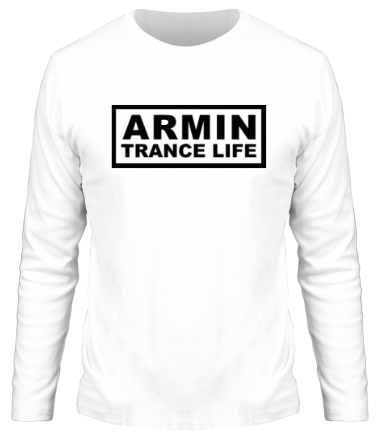 Мужская футболка длинный рукав Armin trance life
