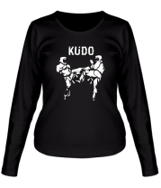 Женская футболка длинный рукав Kudo фото