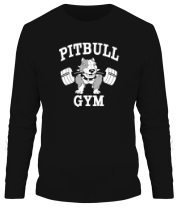 Мужская футболка длинный рукав Pitbull gym (для темных основ) фото