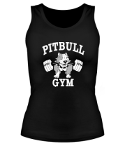 Женская майка борцовка Pitbull gym (для темных основ) фото