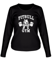 Женская футболка длинный рукав Pitbull gym (для темных основ) фото