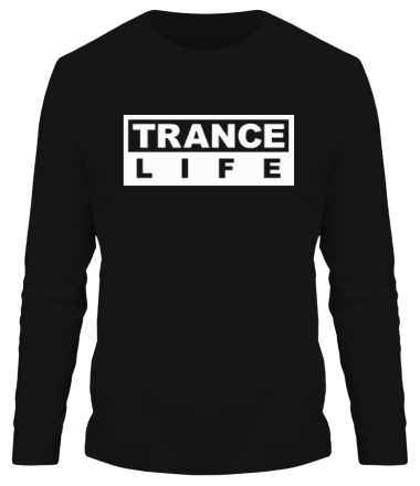 Мужская футболка длинный рукав Trance life