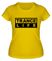 Женская футболка Trance life фото