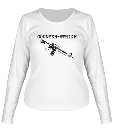 Женская футболка длинный рукав Counter Strike