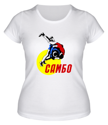 Женская футболка Самбо