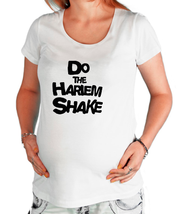 Футболка для беременных do the harlem shake