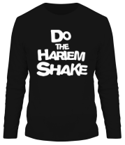 Мужская футболка длинный рукав do the harlem shake фото