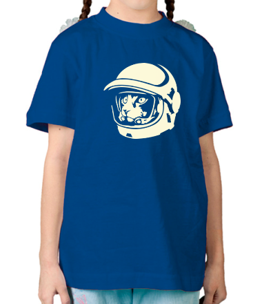 Детская футболка Кот космонавт