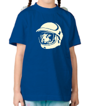 Детская футболка Кот космонавт фото
