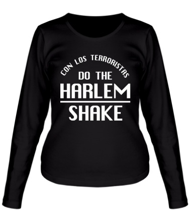 Женская футболка длинный рукав Harlem shake