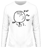 Мужская футболка длинный рукав Fap fap fap фото