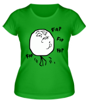 Женская футболка Fap fap fap фото