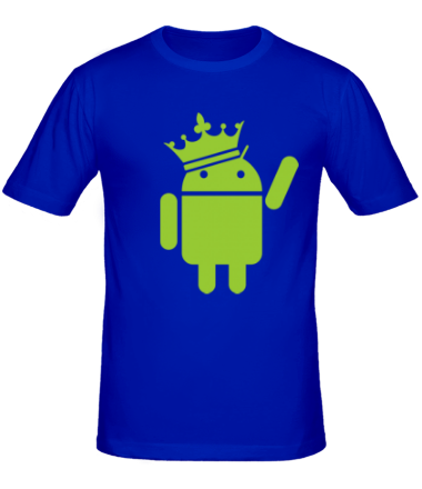 Мужская футболка Андроид король