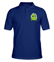 Мужская футболка поло Андроид с батарейкой фото
