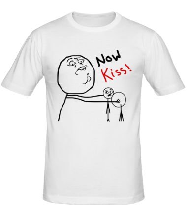 Мужская футболка Теперь поцелуйтесь