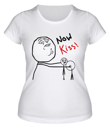 Женская футболка Теперь поцелуйтесь