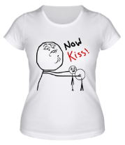 Женская футболка Теперь поцелуйтесь фото