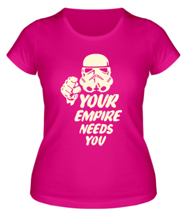 Женская футболка Империя нуждается в тебе (свет)