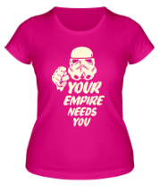 Женская футболка Империя нуждается в тебе (свет) фото