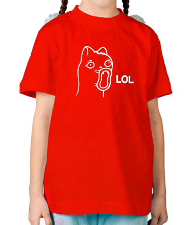 Детская футболка Lol-кот