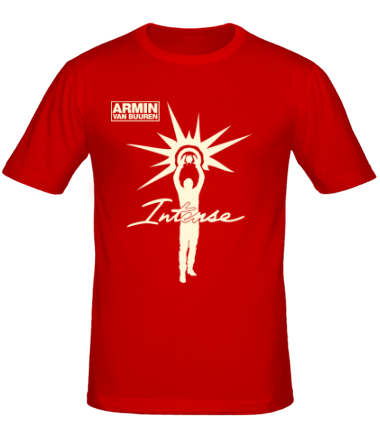 Мужская футболка Armin van Buuren - Intense (glow)