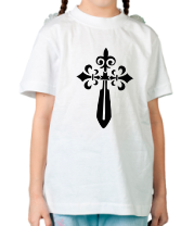 Детская футболка Узорный крест фото