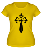 Женская футболка Узорный крест фото