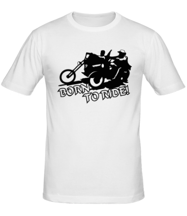 Мужская футболка Born to ride (байкеры)