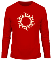 Мужская футболка длинный рукав Солнце (свет)