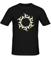 Мужская футболка Солнце (свет) фото