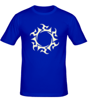Мужская футболка Солнце (свет) фото