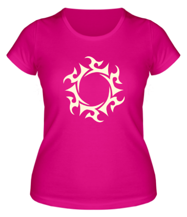 Женская футболка Солнце (свет)