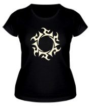 Женская футболка Солнце (свет) фото