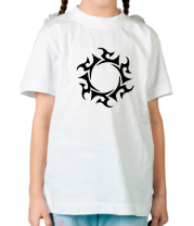 Детская футболка Солнце узор фото