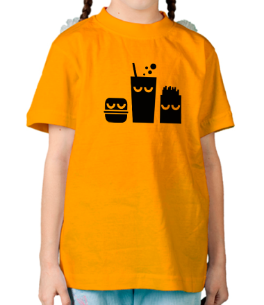 Детская футболка Злая еда