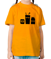 Детская футболка Злая еда фото