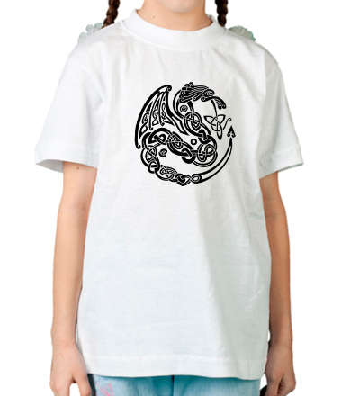 Детская футболка Кельтский дракон