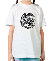 Детская футболка Кельтский дракон фото