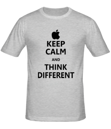 Мужская футболка Keep calm and think different