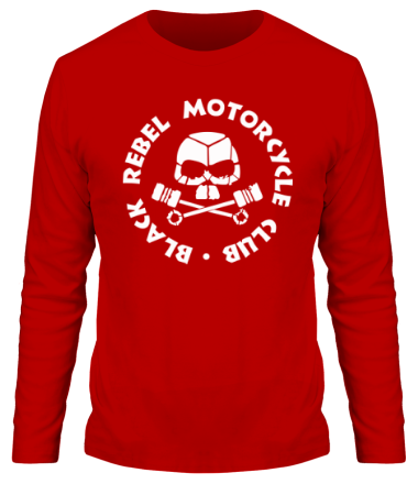 Мужская футболка длинный рукав Black rebel motocicle club