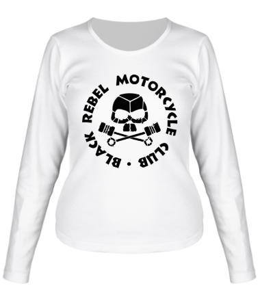 Женская футболка длинный рукав Black rebel motocicle club