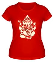 Женская футболка Ганеша (свет) фото